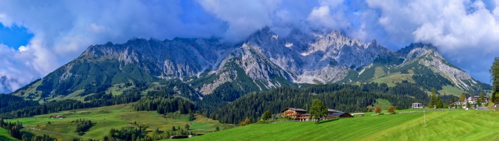 Panorama von der Liebenaualm